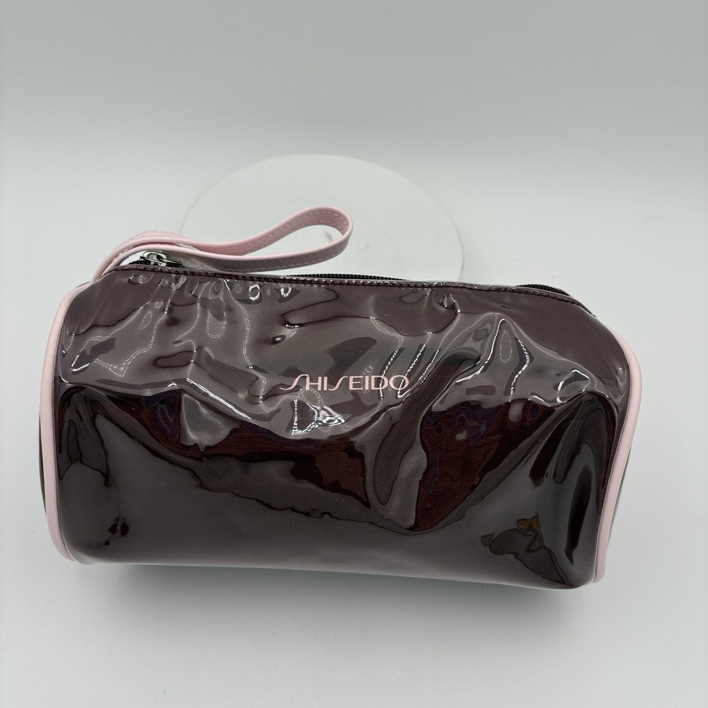 Shiseido Cosmetic Makeup Bag Zipper Pouch Bag For Storage & Travel Unused
